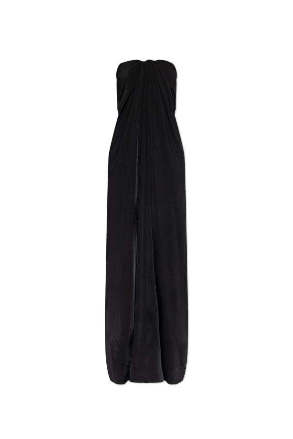 ワンピース FERRAGAMO DRESS (13F712775670 NERO) FERRAGAMO | MINI DENIM DRESS WITH FRAYED EDGES